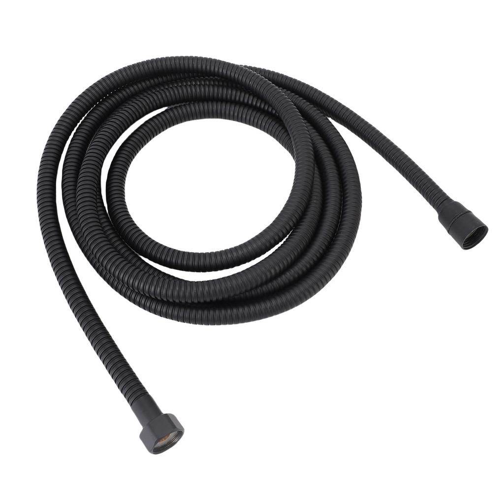 Шланг для душа очень длинный 3 метра удлинитель головки гибкий ручной водосберегающий для распылителя черный