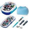 Kamen Rider Zett Antibacterial Bento with and Chopsticks Microwave and Dishwasher Stainless Steel Trio Suitable for Kindergarten and Made In Japan and