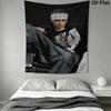 Tom Kaulitz Wall Tapestry Aesthetic Wall Hanging Printed Fabric Blanket Decorative Tapestries for Bedroom Living Room Home Decor