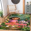 Dora Explorer Customize Your Name Floor Mat Suitable for Study room Outdoor Dining Room Playrooms Anti-slip Rug Office home decor