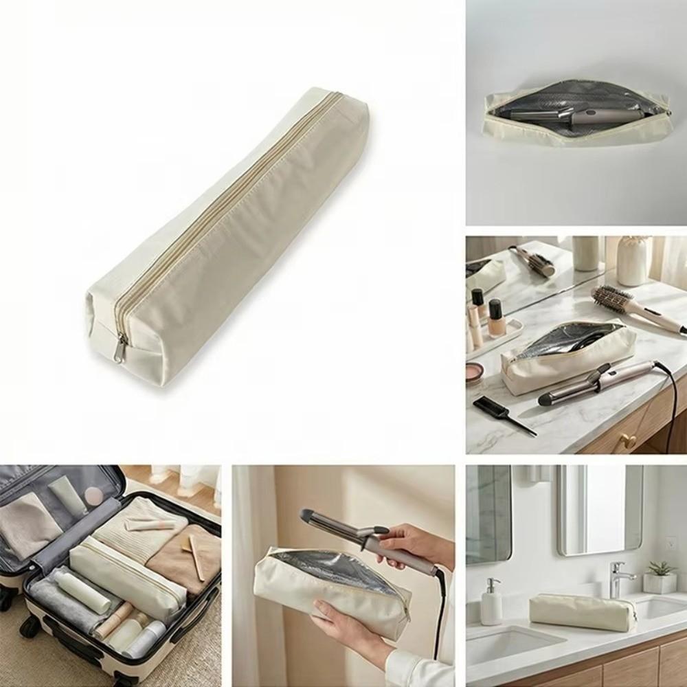 Dustproof Curling Iron Bag Heat Resistant Cosmetics Bag Hair Care Accessories