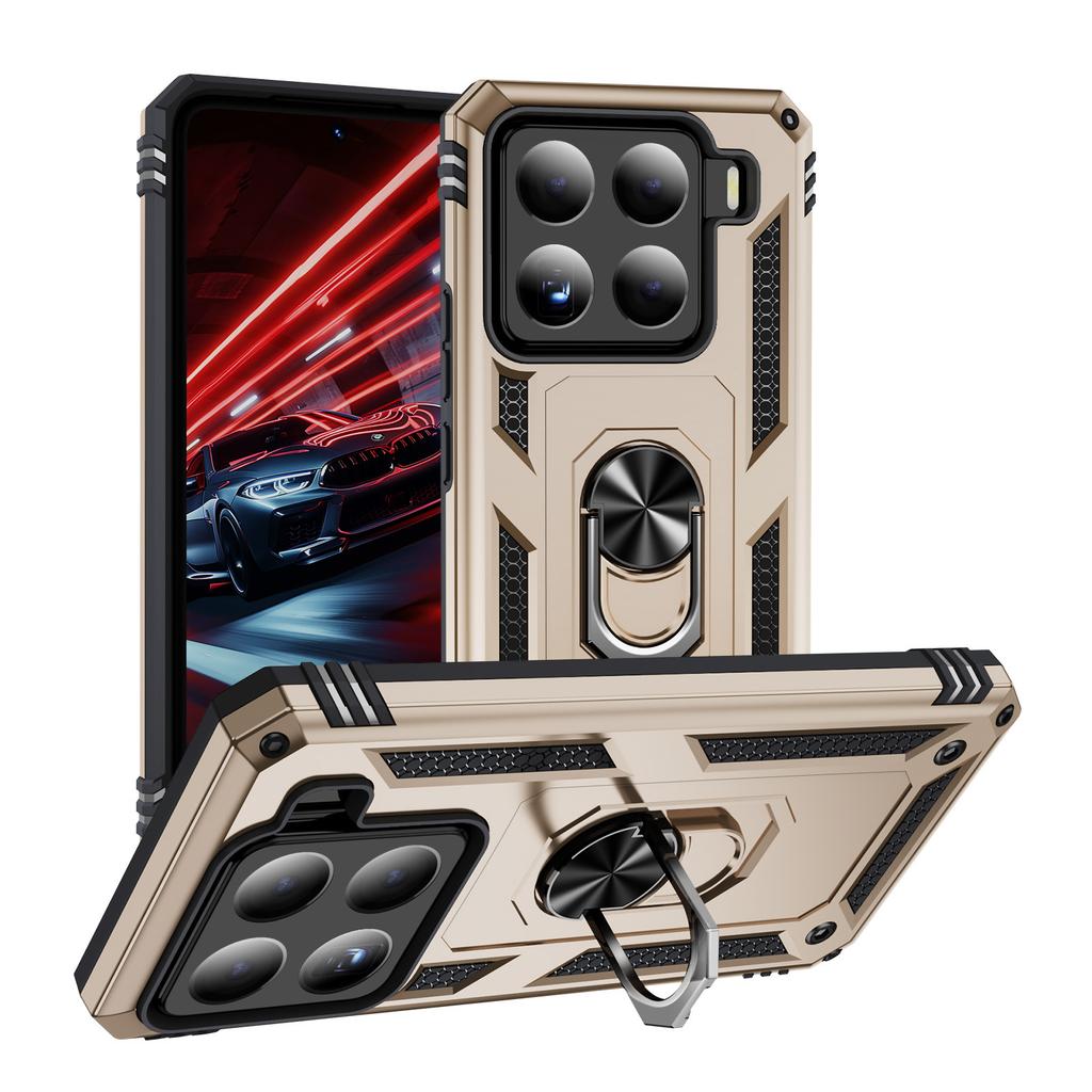 Чехол для телефона Xiaomi 15/14 с держателем-кольцом 2-в-1 для чехла телефона Redmi Противоударный магнитный чехол для телефона
