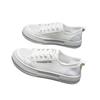 Canvas Shoes Women's Thick-Soled Biscuit Shape Shoes Spring and Summer New Versatile Heightened Muffin Mesh Breathable White Shoes