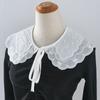 DIY Fake Collar Cotton Lapel Half Shirt Shawl Wrap Decoration Adjust Clothes  Women Girls
