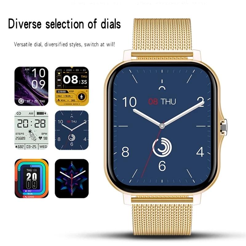 2024 Smart Watch Women Fashion Bluetooth Call Watch Fitness Tracker Waterproof Sports Ladies Men