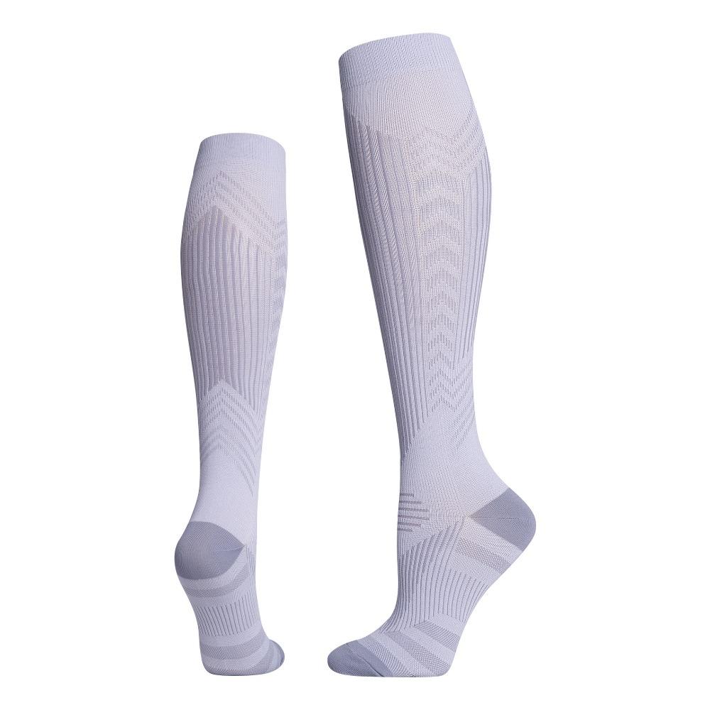 1Pair Breathable Sports Compression Socks Knee High Cycling Socks Fitness Long Leg Socks Cycling