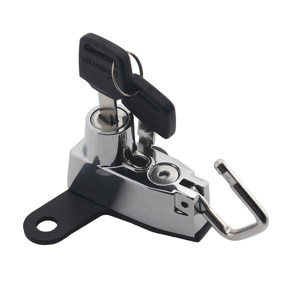 For Suzuki GSXS 125 GSX R125 Helmet Lock Kit Motorcycle Helmets Security Anti-Theft Lock Rust-Proof Sturdy Aluminum Accessories
