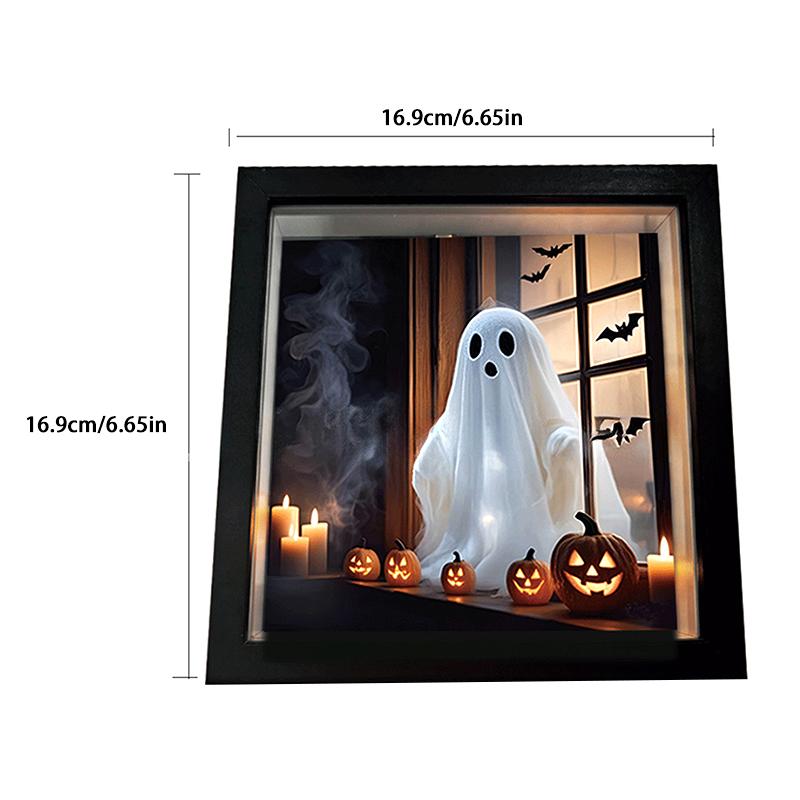 Ghost Doll Glow Photo Album - Ghost Flame Decor, Ghost Fire Night Lamp,Suitable For Bedroom,Living Room And Ghost Flame Decor