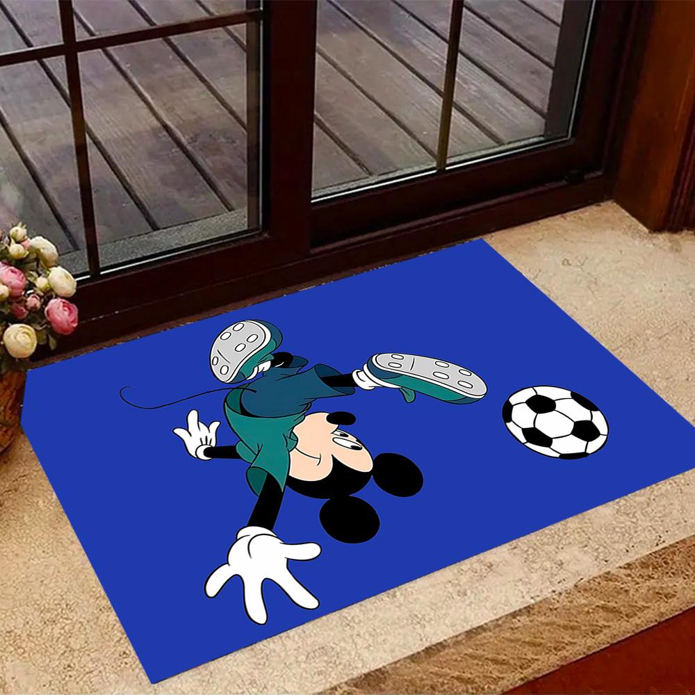 Mickey Mouse Castle Fantasy Area Rug Suitable for Hallway Kitchen Game Room Entryway Antislip Carpet Anime Office Decor Gift for Festivals