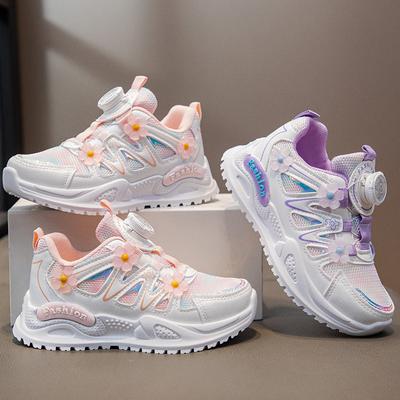 Одноклассница 6-12 лет весна 2025 новые цветы удобная повседневная обувь сетка удобная дышащая обувь спортивная обувь