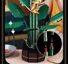 Цветочный букет и Райская птица из строительных блоков, совместимых с LEGO: Элегантный декор гостиной и подарок для мужчин, женщин и пар