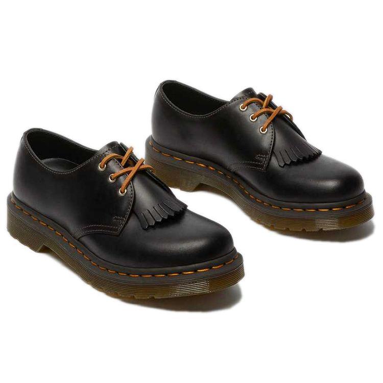 Dr. Martens 1461 Comfortable Simple Casual Shoes Women Shoes Charcoal-Black 26944001