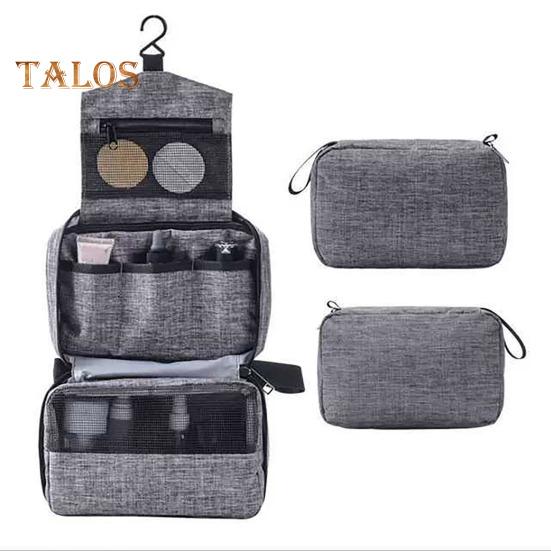 Водонепроницаемая косметичка с несколькими отделениями, большой вместимостью, застегивается на молнию, переносная сумка для душа