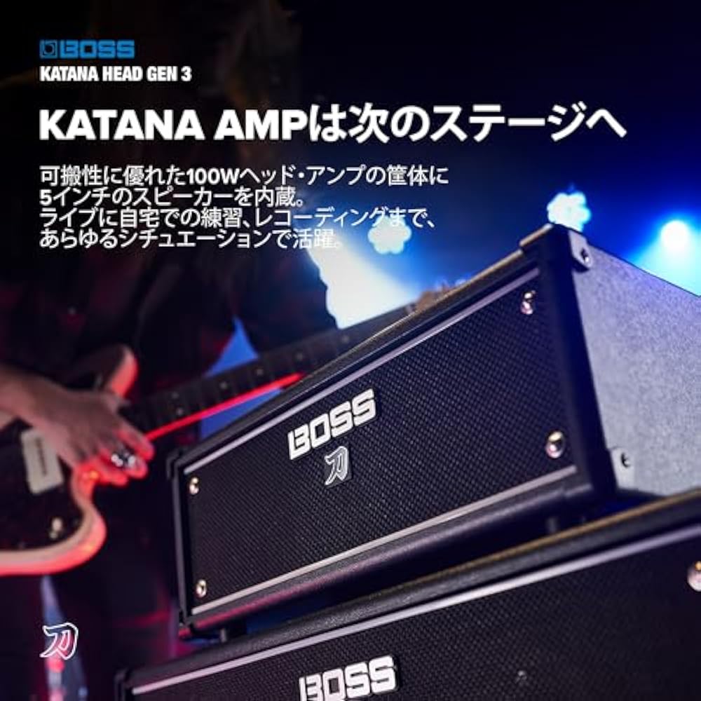 BOSS KATANA-HEAD Gen 3 Guitar Amp Head 3rd Generation 100W Multifunction with 5" Speaker
