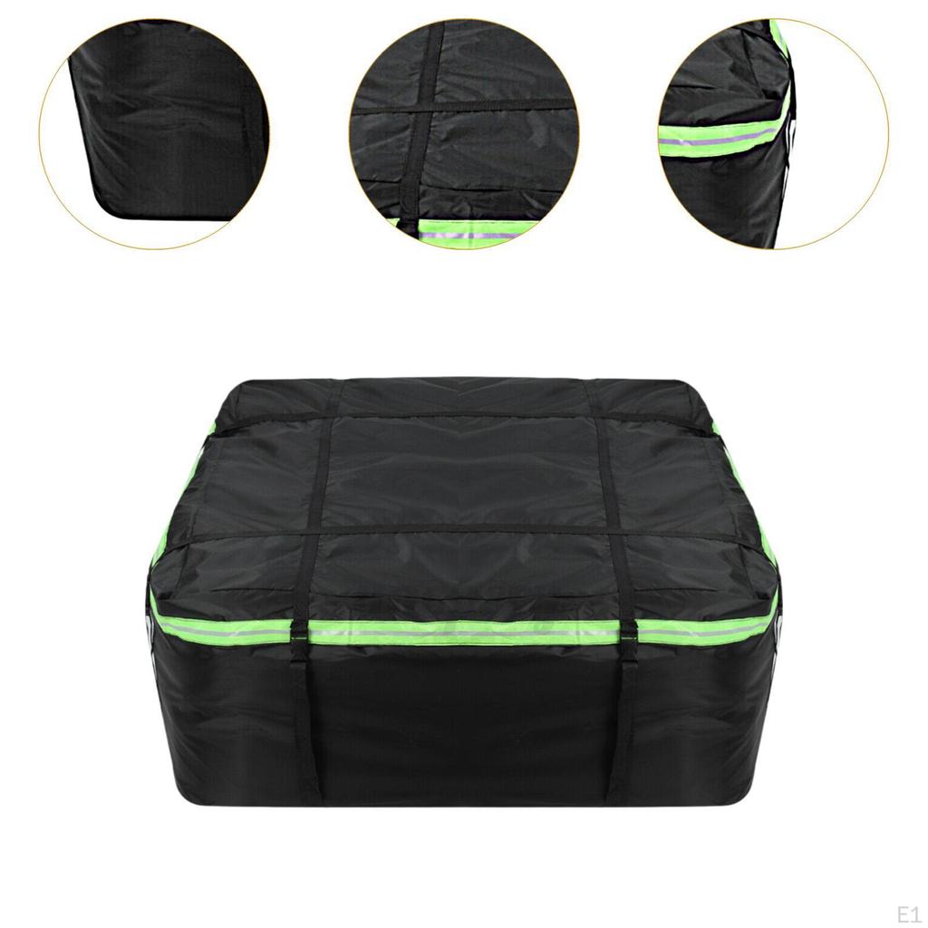 Багажник на крышу автомобиля, багажник на крышу с ночной светоотражающей полосой, водонепроницаемая сумка