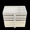 High-Capacity Drawer Storage Box Transparent Earrings Necklaces Storage  Desktop Use