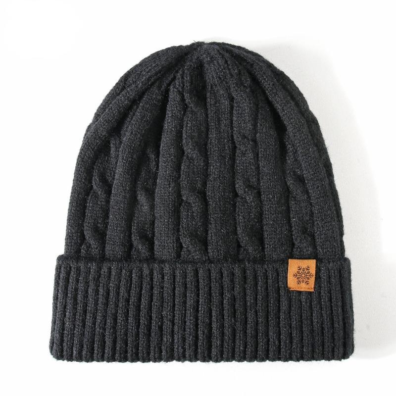 Knitted Hat for Autumn and Winter, Women's Cold Proof and Warm Ear Protection, Solid Color Outdoor Warm Ear Protection Hat