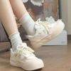 Summer Mesh Breathable Bread Shoes Women's New Platform White Shoes Original Niche Versatile Sports Board Shoes
