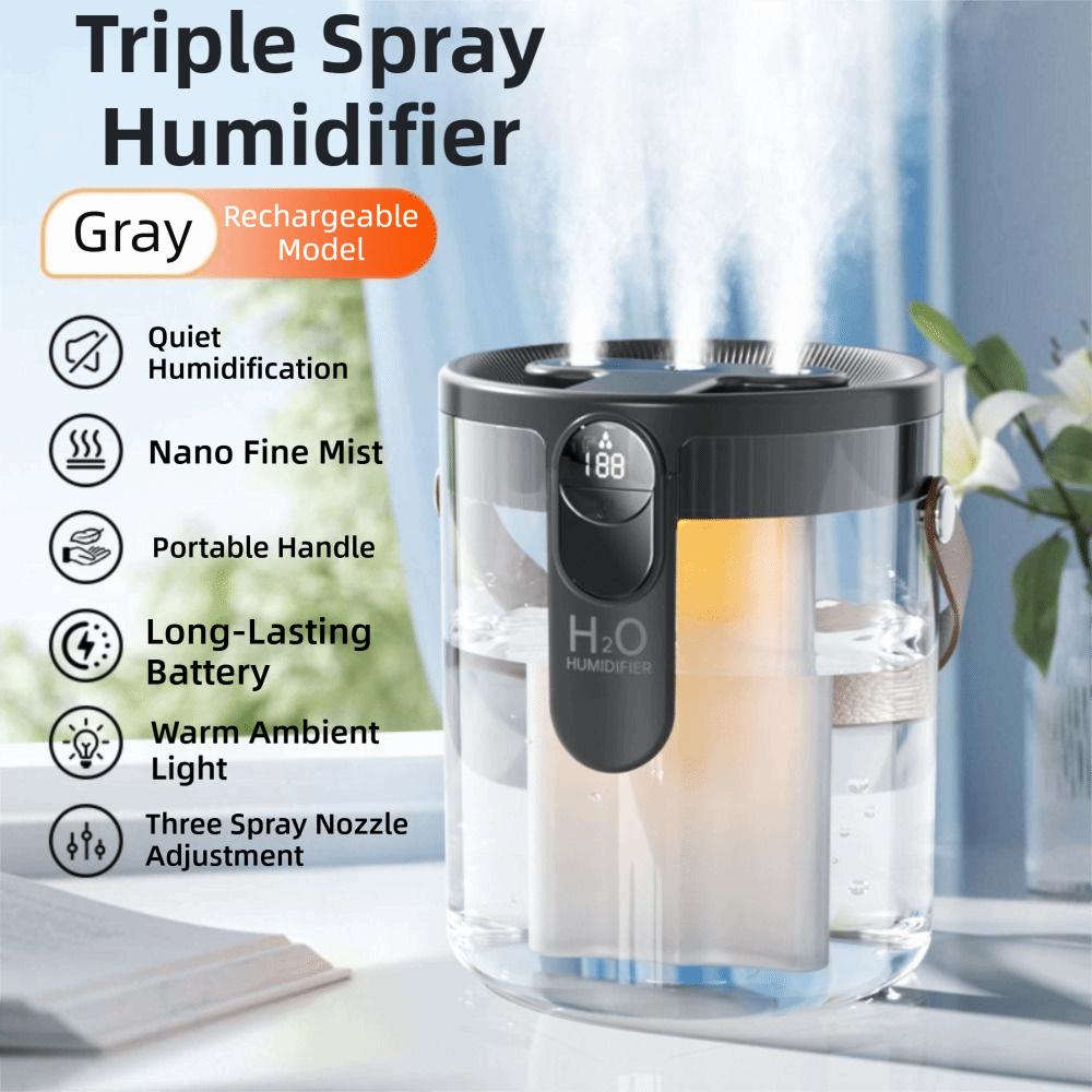 Перезаряжаемый увлажнитель с верхней заливкой Портативные умные увлажнители для спальни Увлажнитель воздуха Офис Дом