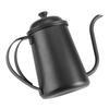 650ML Capacity Coffee Drip Pot Black Color Stainless Steel Kettle Home Brewing Kettle  Home Use