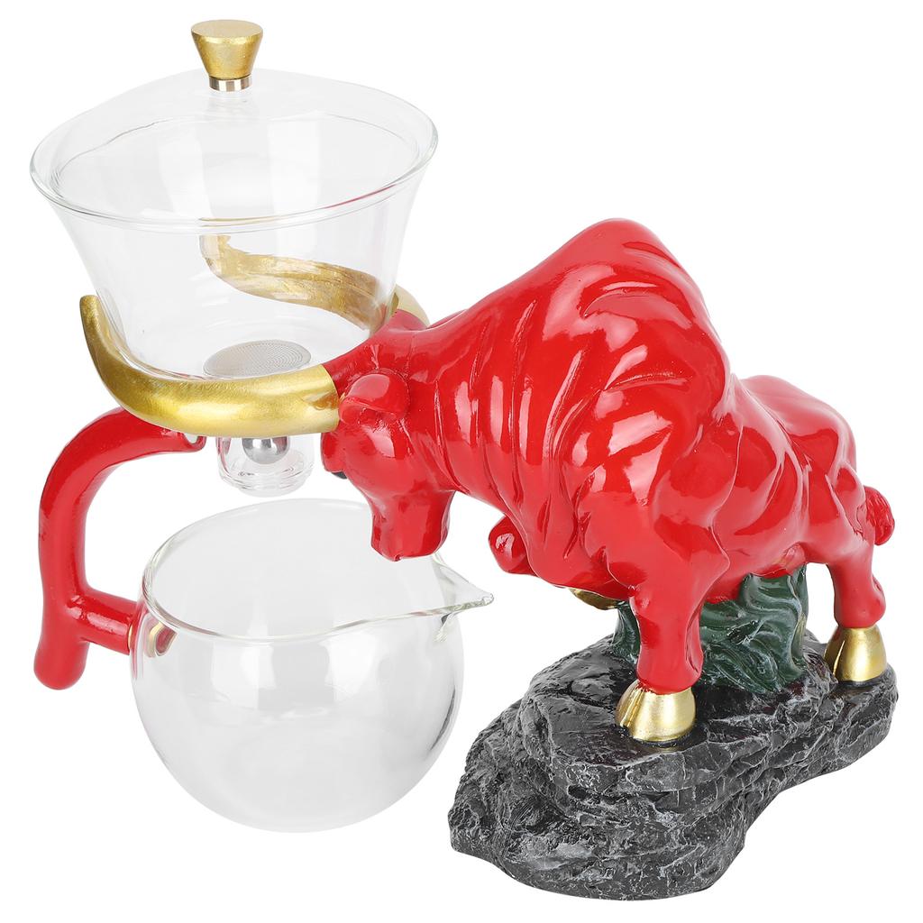 Набор чашек для чая Kungfu из боросиликатного стекла, чайник, чайник, капельница, чайная утварь, подарок, красный