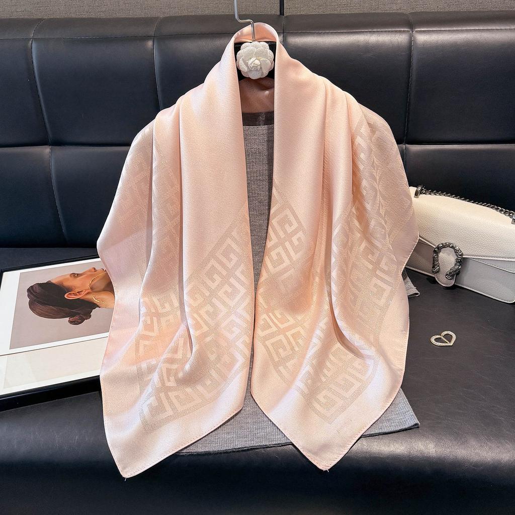 90 Minimalist Silk Scarves Women'S High-End Spring Summer Versatile Sports Style Scarf Tie Scarf