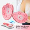Массажер для груди Увеличение груди Массажер для ухода за грудью, предназначенный для женщин Розовый