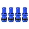 4pcs / set Universal Motorcycle Car Wheel Tubeless Tire Valve Air Caps for Tire Valve Stem Aluminum Metal Air Valve Stem VR-WR11