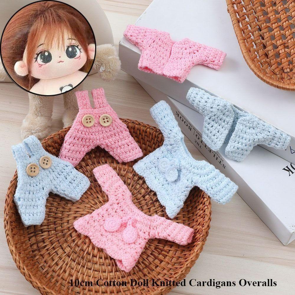 Multistyles Knitted Coat Winter Sweaters Outfits Doll Sweaters  for 10cm Cotton Doll/for Idol Dolls