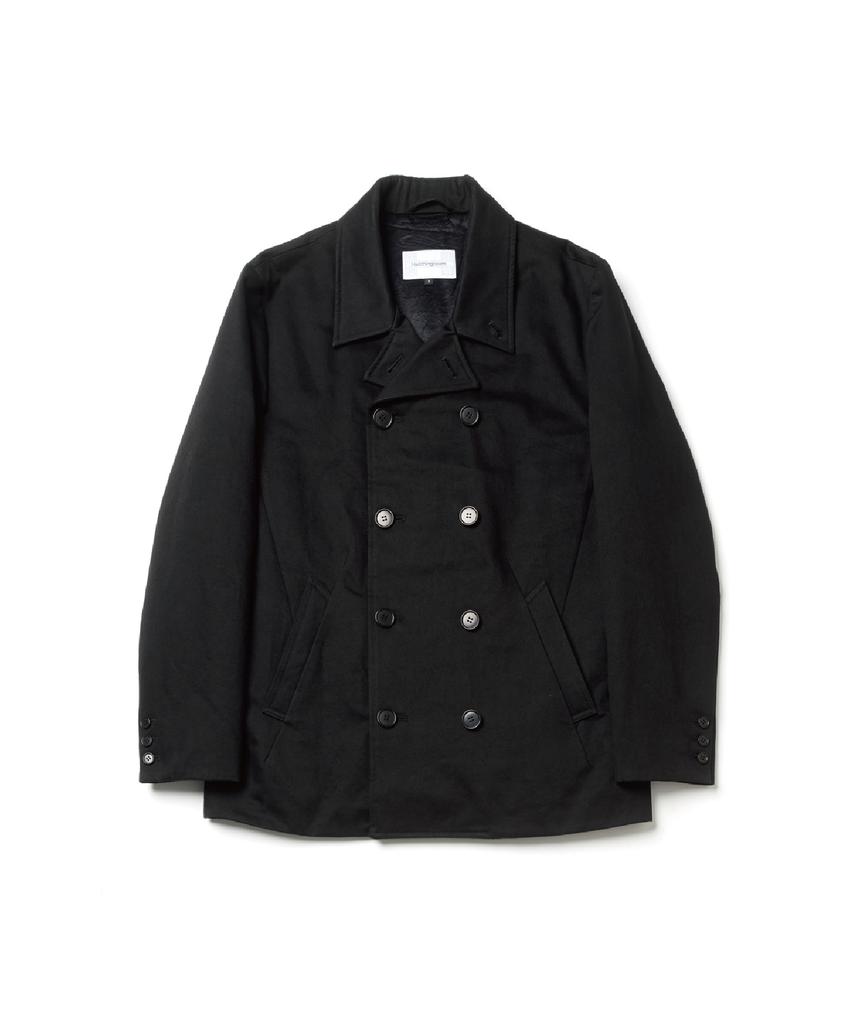 HATCHINGROOM Pea Coat Black