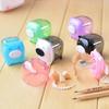 3 Pcs Cute Pig Animal Shaped Pencil Sharpeners Kid's Favorite School and Office Supplies Korean Stationery Multicolor Color