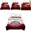 Роскошный 3D Комплект Постельного Белья с Цифровой Печатью для Футбольных Фанатов Оптовый Комплект Постельного Белья для Футбольных Энтузиастов