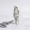 Статуэтка японского самурая, 3D-печатная фигурка воина, Декор Бусидо для настольной полки, Коллекционная модель для дома и офиса
