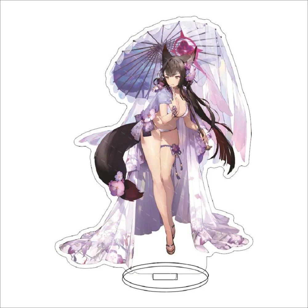 Blue Archive Hyakkiyakou School Acrylic Stand Characters Kasuga Tsubaki Waraku Chise Kuda Izuna Desk Display Standing Ornament