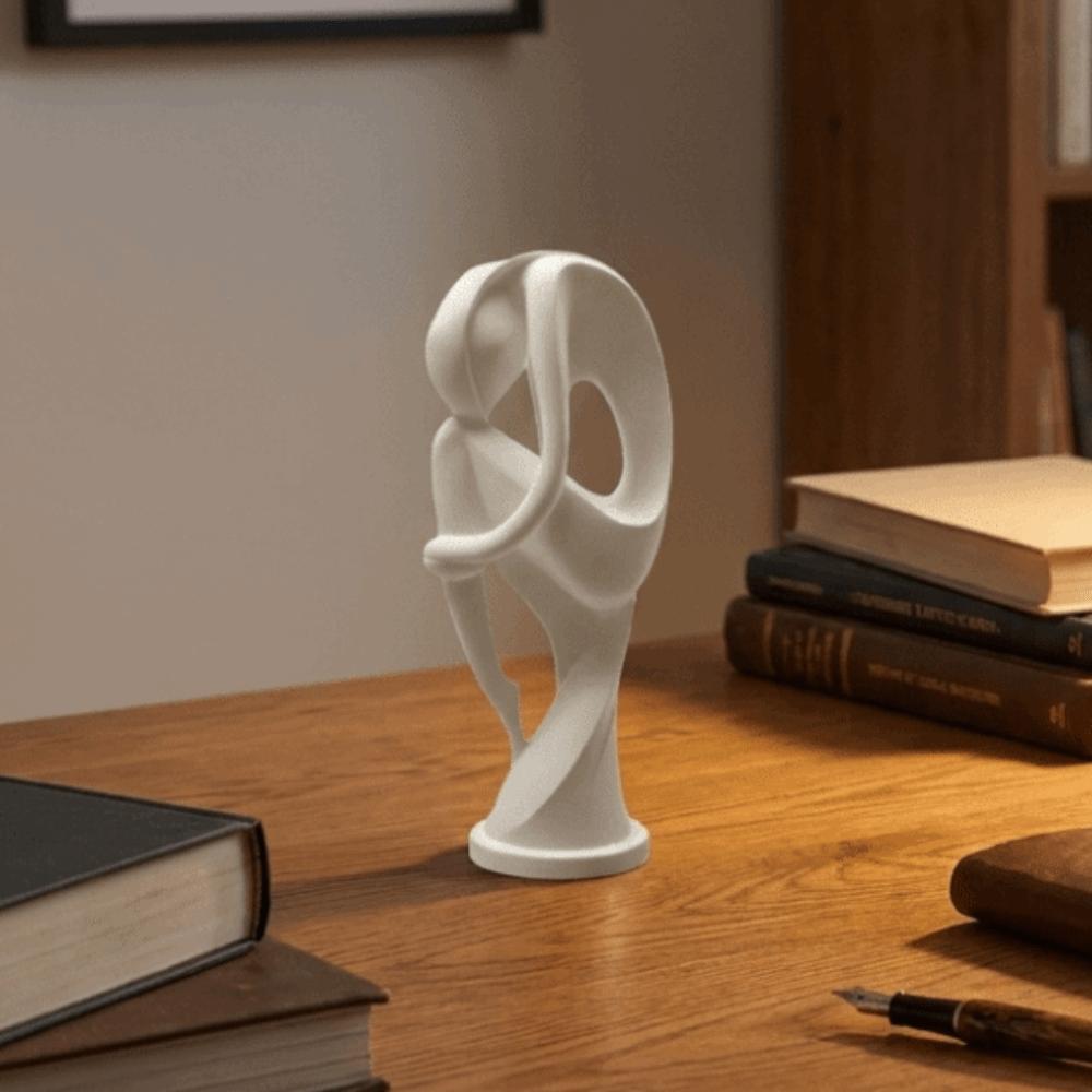 Hollow Design Abstract Thinker Statue Abstract Human Sculpture Ornaments Tabletop Ornament