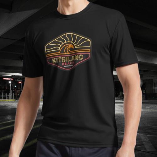 Kitsilano Beach Active Logo T-Shirt Funny T-shirt