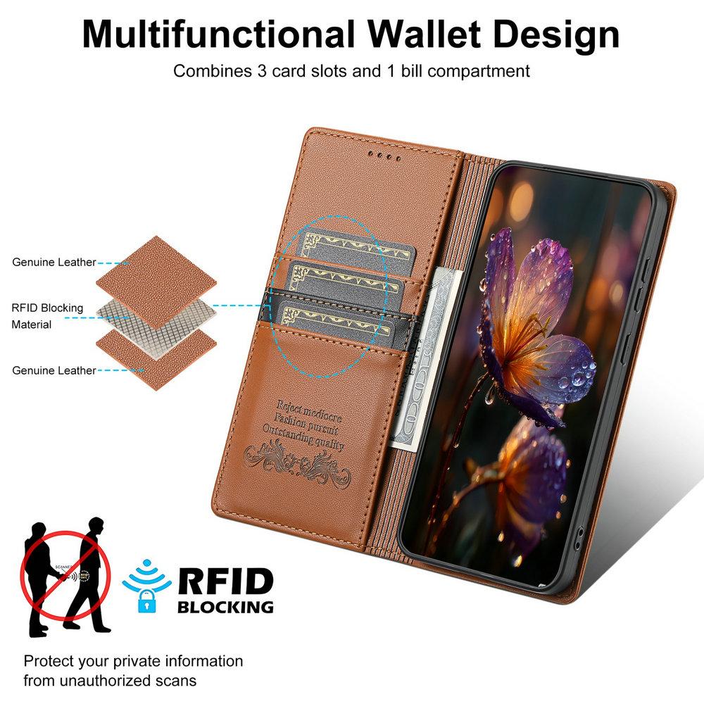 Note20 Ultra S10 S9 S8 Роскошный чехол RFID Кожаный чехол-книжка Coque для Samsung Galaxy Note 10 Plus Чехол для телефона S10e Note9 20 Флип-чехол