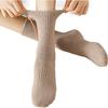 YUZHAOLIN Women's Wool Socks Autumn Winter Mid-Calf Thickened Fleece Lined Terry Socks Thermal Cold-Resistant Long Socks