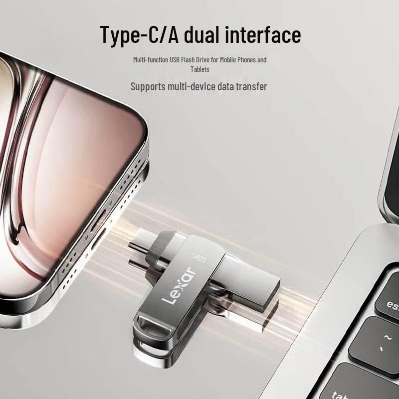 Lexar D40T USB 3.2 Type-C Dual Interface Flash Drive