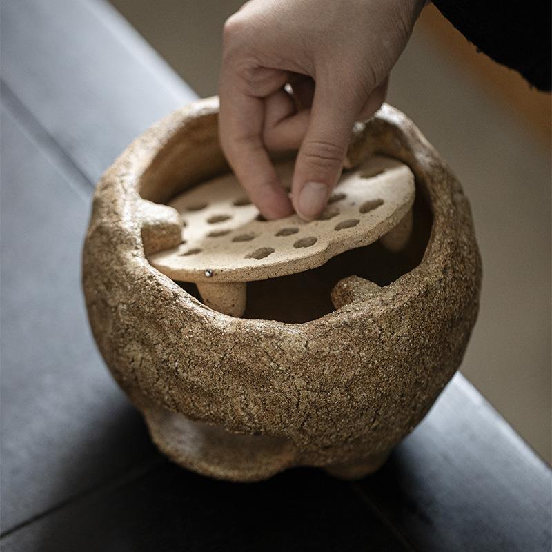 Китайский ретро чайник ручной работы на дровах с подъемной ручкой, заварник для чая, угольная печь, чайник для кипячения воды