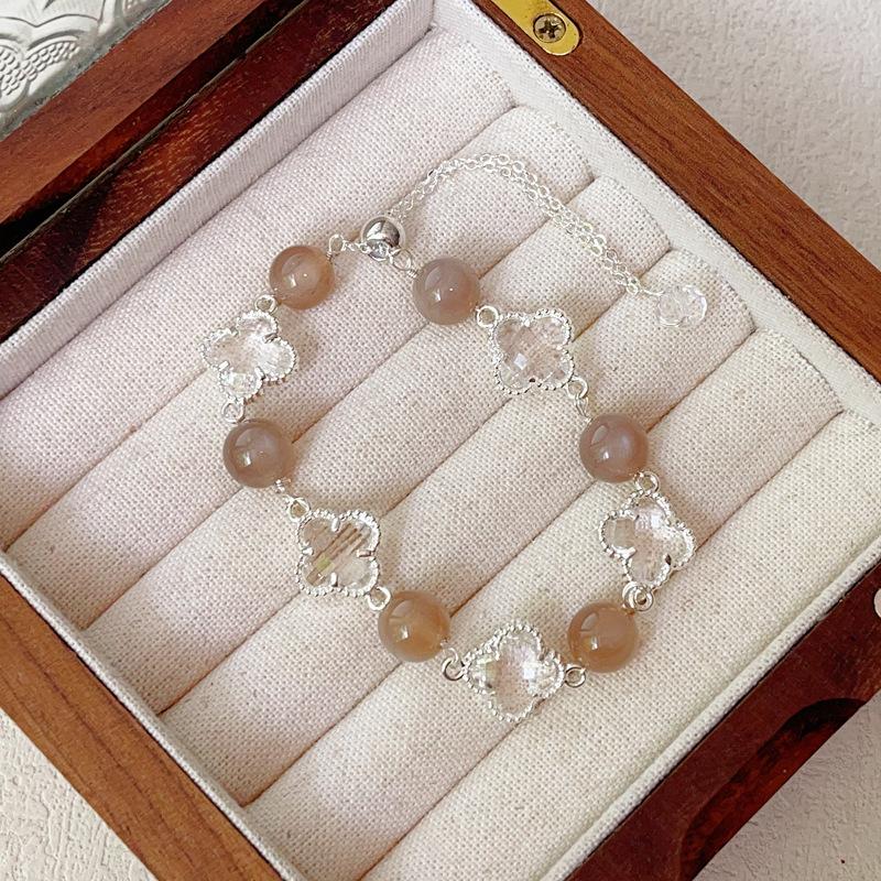 Мужской браслет JYL TS Матовый стиль с камнями Излучает мужской шарм и стабильность