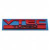 3D ABS VTEC TURBO Badge Sticker Rear Trunk Emblem Decal Car Exterior Styling Accessories