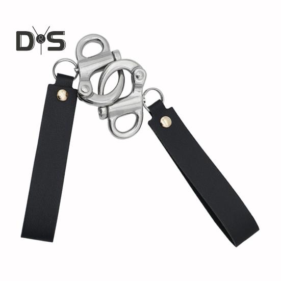 1/2/3 шт. Быстросъемная скоба с кожаной ручкой, грузоподъемность 1000 кг, широко используемая фиксированная защелкивающаяся скоба для пожарных