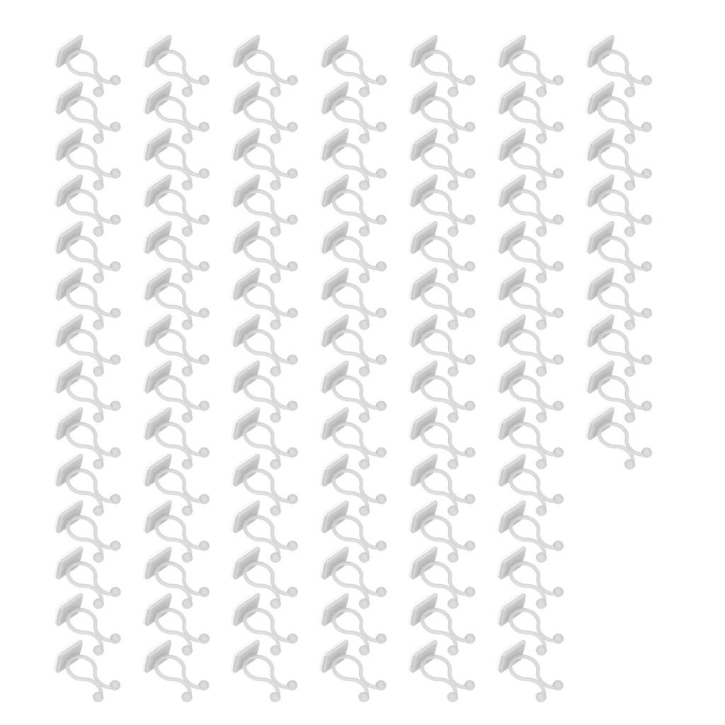 100 шт. Крепление для вьющихся растений на стену, Самоклеящийся зажим для фиксации ветвей