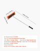 Snow Roof Rake, 1.2m Long Reach Car Roof Snow Scraper, 45cm Foam Blade for No Scratches, Non-Slip Handle, Lightweight Snows Removal Tool for Vehicle
