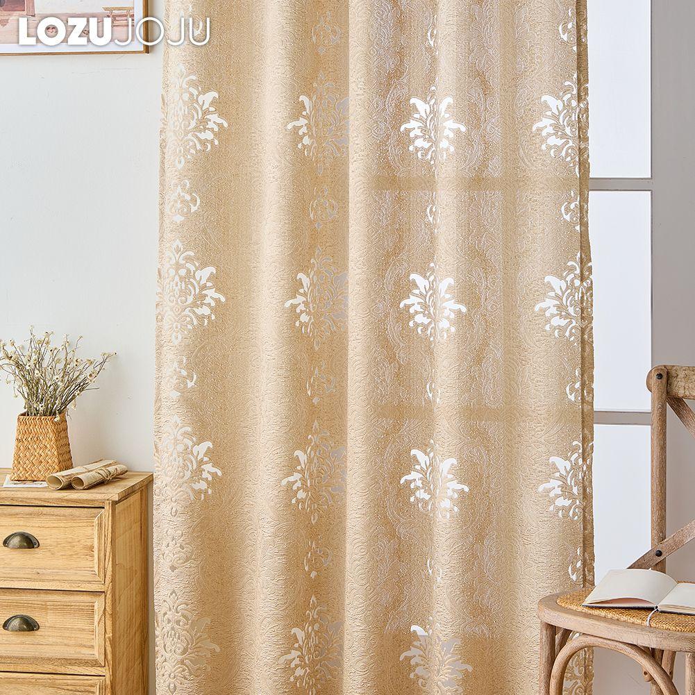 1 шт. LOZUJOJU 10% затемнение модный классический тюль универсальный жаккардовый прозрачный занавес для кухни гостиной спальни балкона окна домашнего декора
