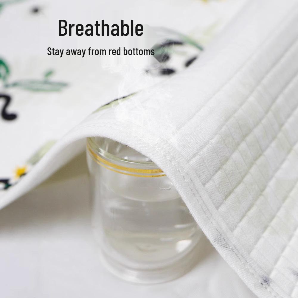 Водонепроницаемая моющаяся хлопковая прокладка для младенцев от недержания - Дышащая, Толстая, Большого размера
