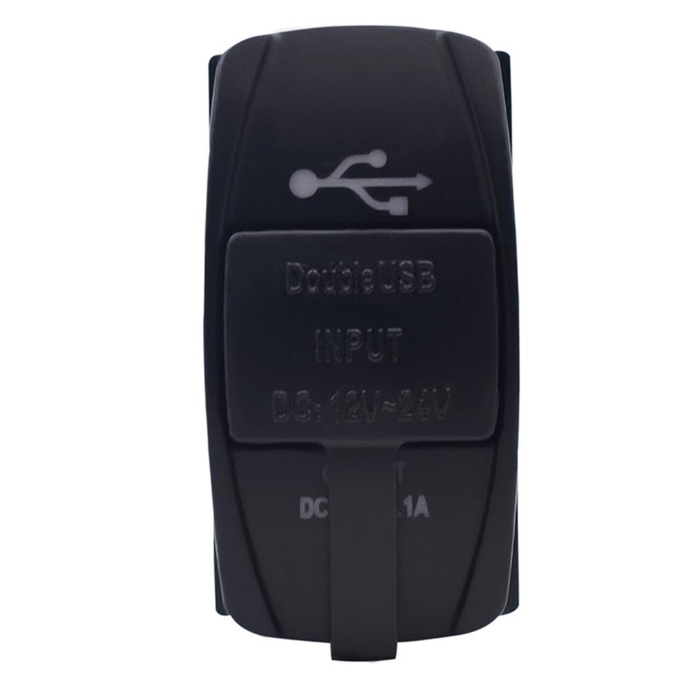5V 3.1A Двойной USB Автомобильное Мотоциклетное Зарядное Устройство Розетка Адаптер Розетка Питания