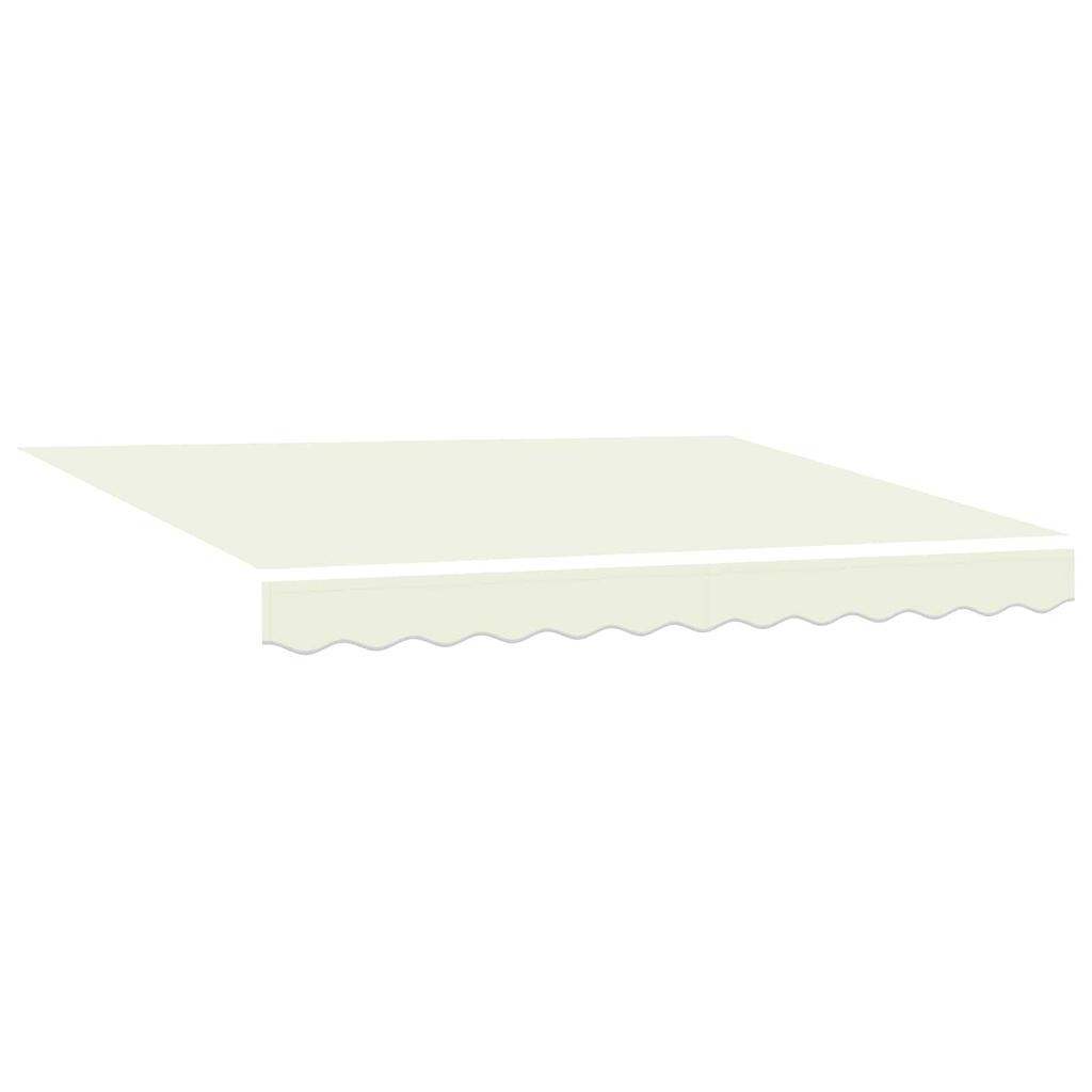 Retractable Awning Cream 300 x 250 cm Polyester and Aluminum