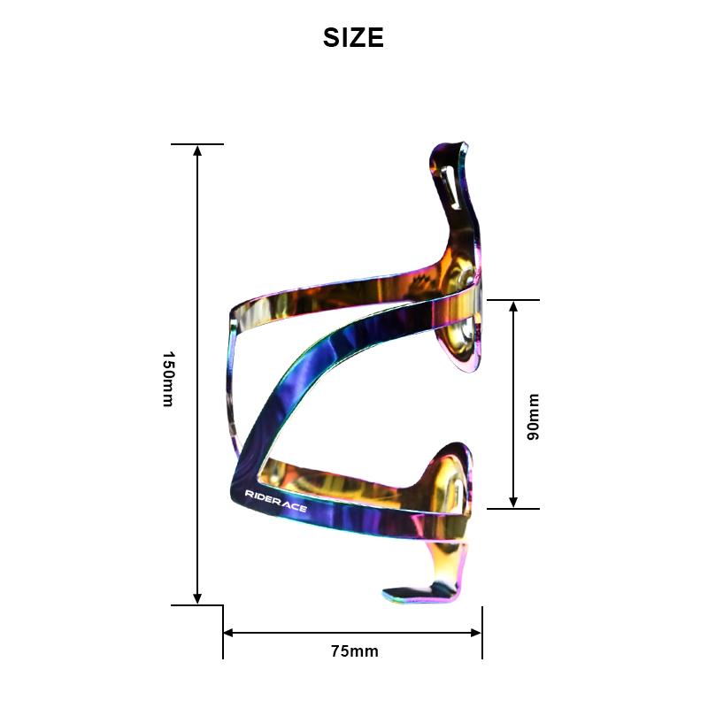 Велосипедные флягодержатели Велосипедный Алюминиевый сплав Легкий Держатель для фляги с водой для питья Велоспорт Красочный Держатель для чайника Кронштейн Детали для езды